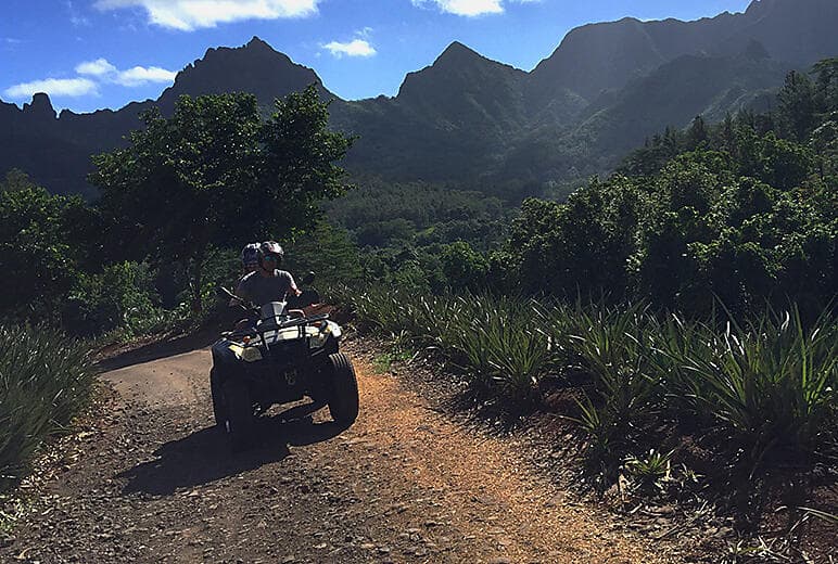 ATV tour of Huahine Nui*