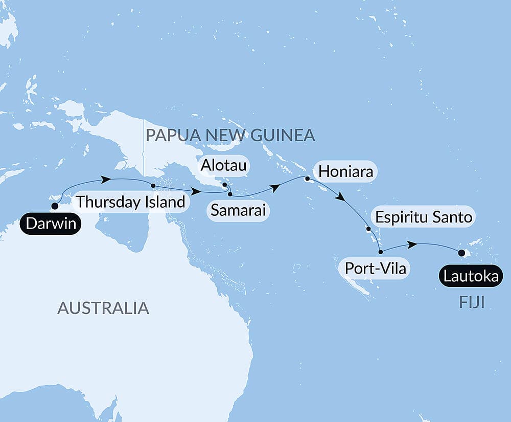 Crossing Melanesia: Australia to Fiji